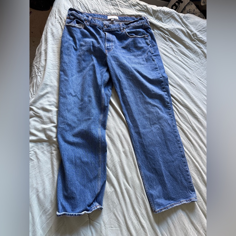 Abercrombie & Fitch Blue Boyfriend Jeans